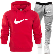 Load image into Gallery viewer, 2019 New Fashion Men Hoodies Suits Brand Tracksuit Men Hip Hop Sweatshirts+Sweatpants Autumn Winter Fleece Hooded Pullover