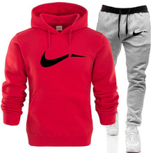Load image into Gallery viewer, 2019 New Fashion Men Hoodies Suits Brand Tracksuit Men Hip Hop Sweatshirts+Sweatpants Autumn Winter Fleece Hooded Pullover